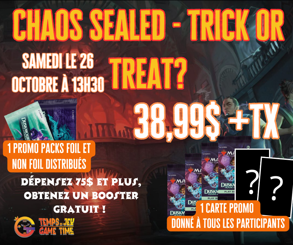 MTG - Chaos Sealed Trick or Treat